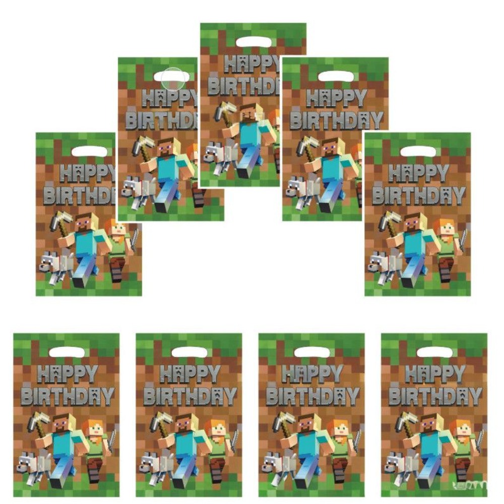 Minecraft Birthday PE Gift Bag - Supply Event 评论和价格