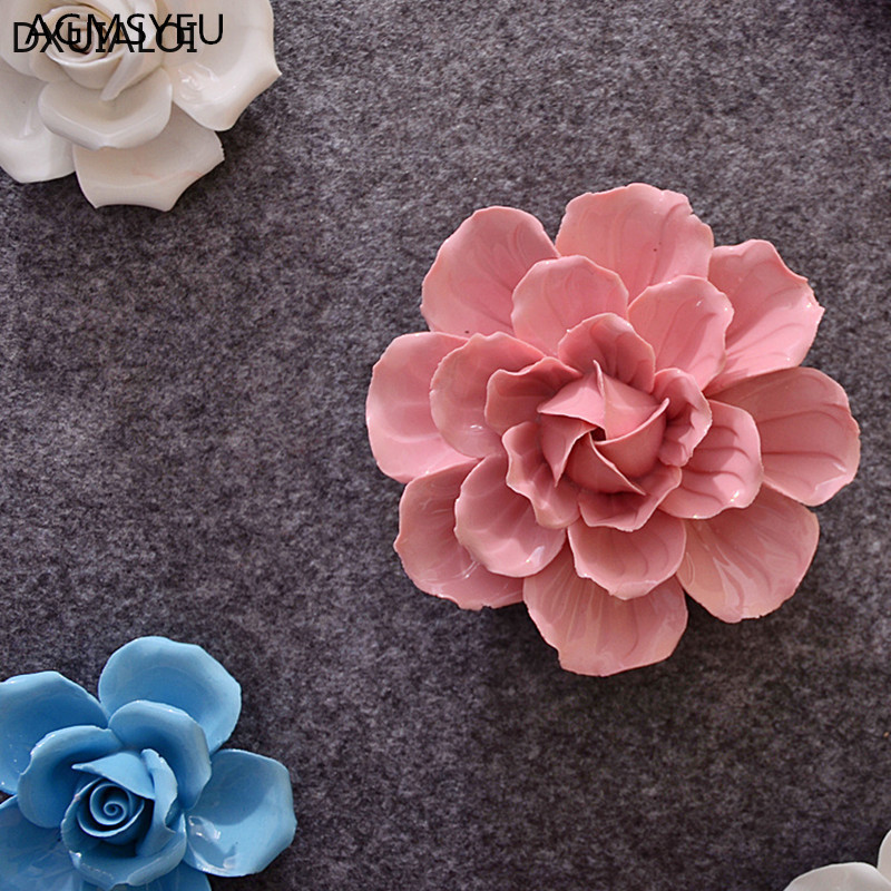 1pc Wall mounted ceramic flowe - Flower Wall Panel 评论和价格