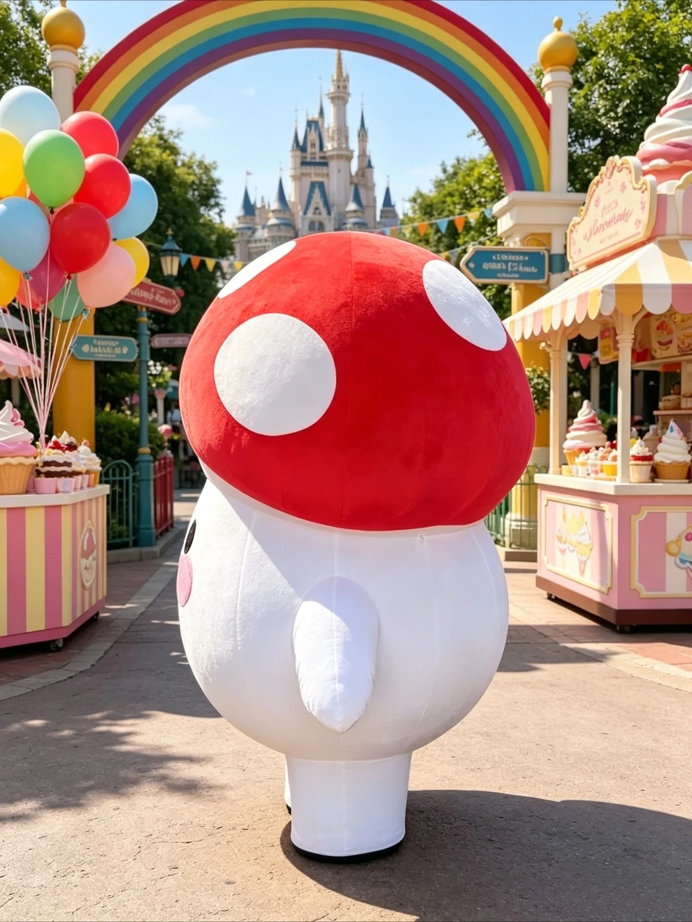 Inflatable Mushroom Mascot Cos - Event Party 评论和价格