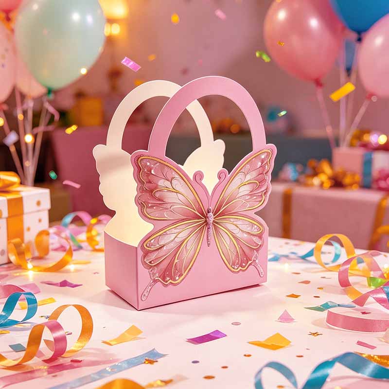 10/20Pcs Butterfly Party Suitc - Event Party Box 评论和价格