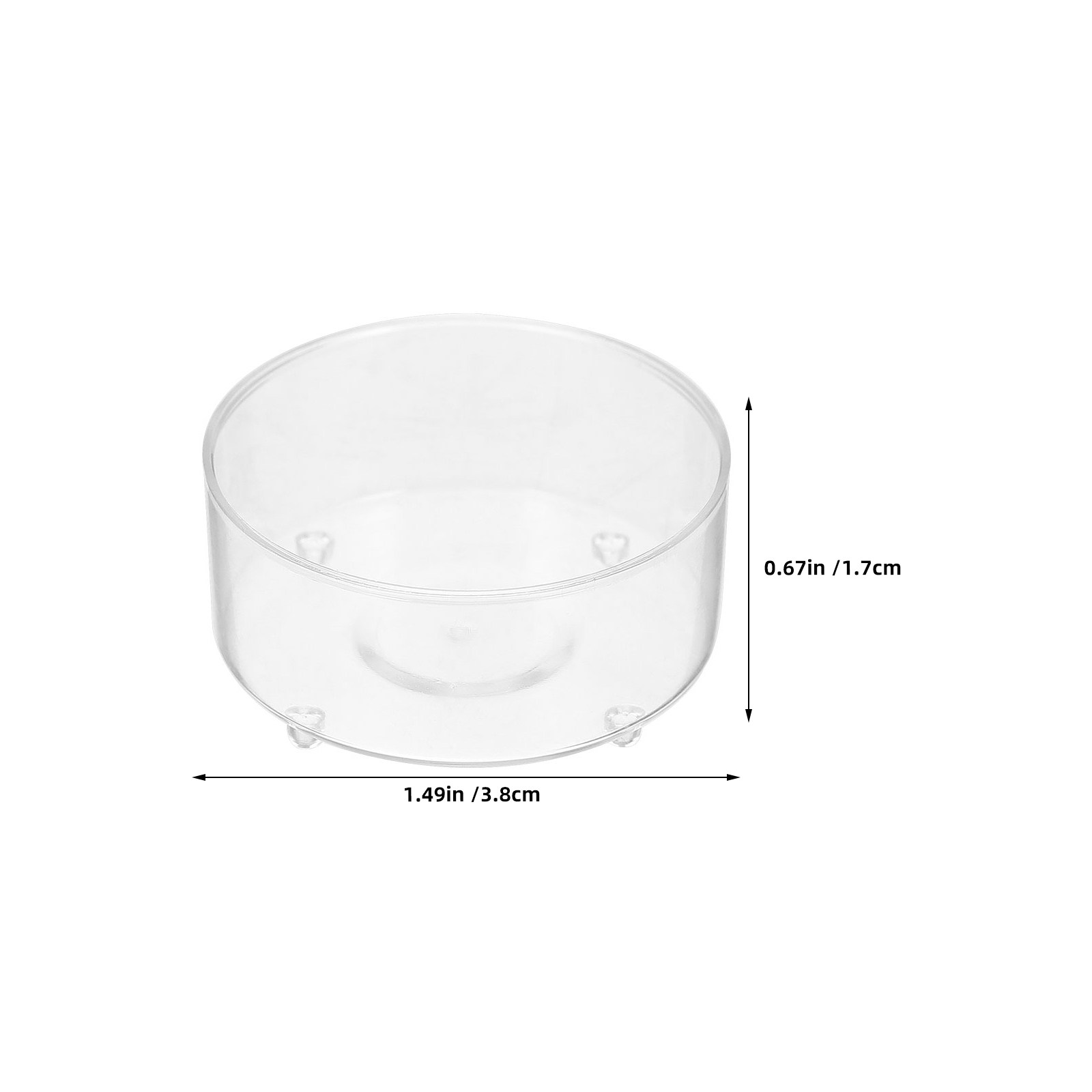 50Pcs Plastic Cups for Tealigh - Event Suppliers 评论和价格