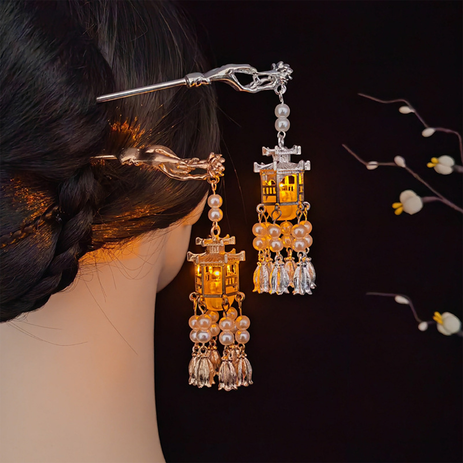 Retro Chinese Style Hair Stick - Neon Sign Party 评论和价格