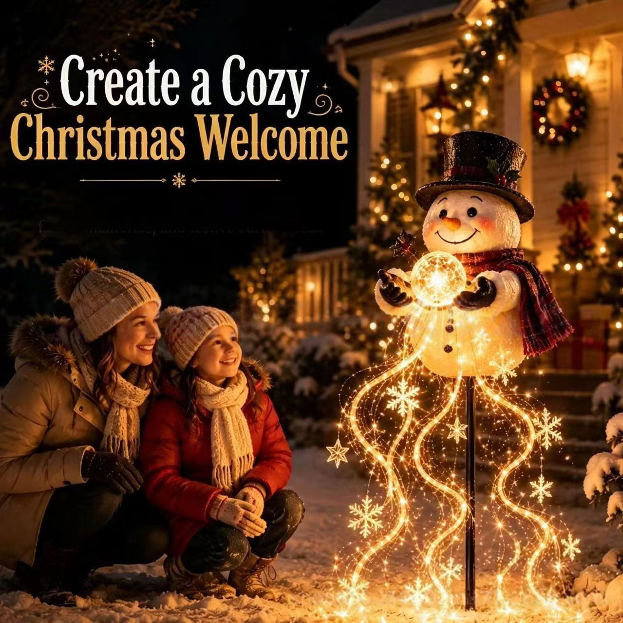 Lighted Christmas Snowman Deco - Neon Sign Party 评论和价格