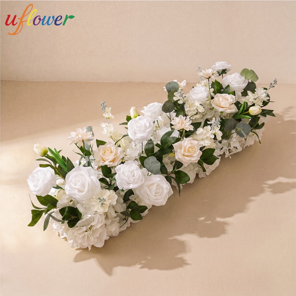 Uflower Rose Greenery Flower R - Flower Wall Panel 评论和价格