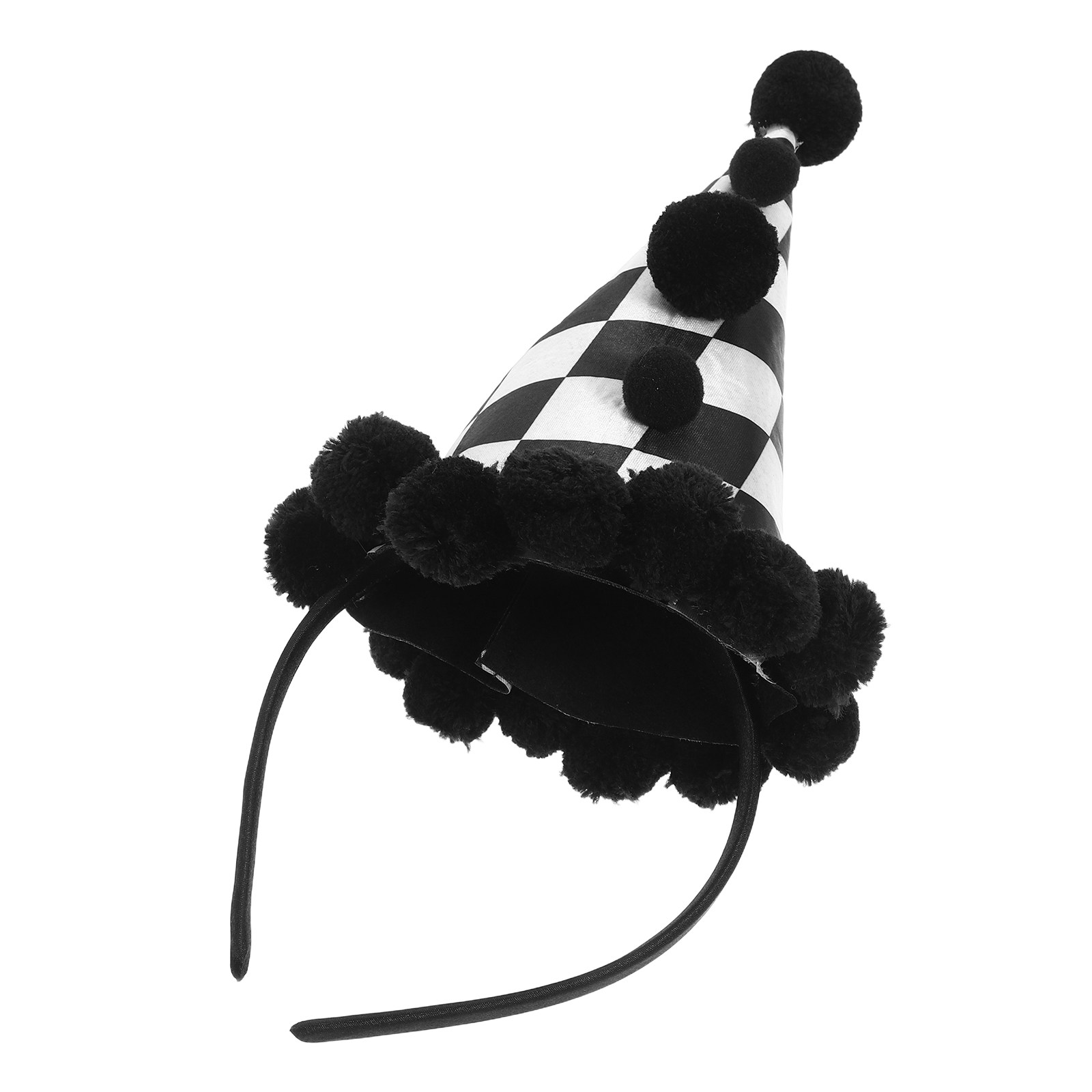 Polyester Clown Headband Cone  - Party Hat Cone 评论和价格