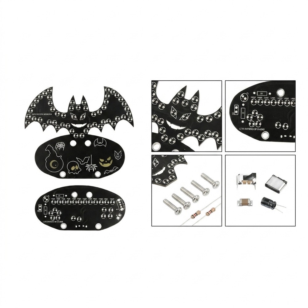 PCB Bat Shaped DIY Soldering K - Neon Sign Party 评论和价格