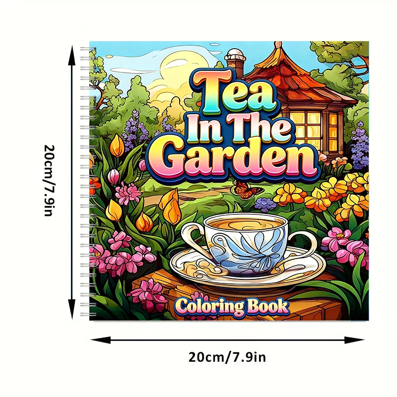 Tea In The Gardens Coloring Bo - Supply Event 评论和价格
